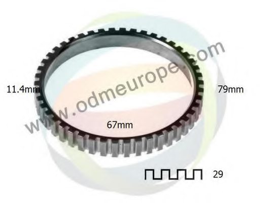 ODM-MULTIPARTS 26-230001 Sensor Ring, ABS